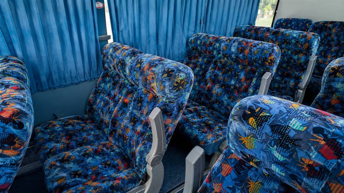 Interior de autobús Tepesa